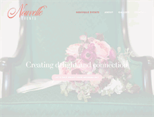 Tablet Screenshot of nouvelleevents.com